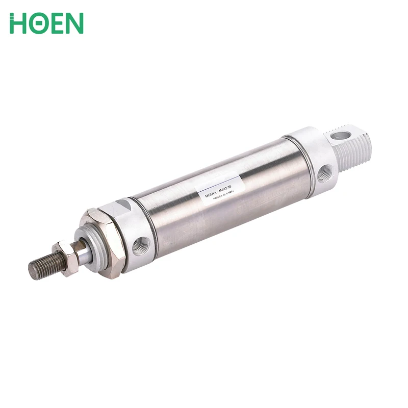 Mini cilindro MA Cilindros de aire de acero inoxidable MA16-125 MA16-150 MA16-175 MA20-125 MA20-150 MA20-175 MA32-125 MA32-150 MA40-125