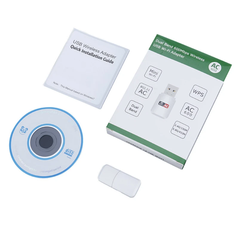 Adaptador wifi 802.11AC 8811cu, adaptador inalámbrico de 5 ghz para tableta android, tarjeta wifi usb, adaptador wifi 600Mbps