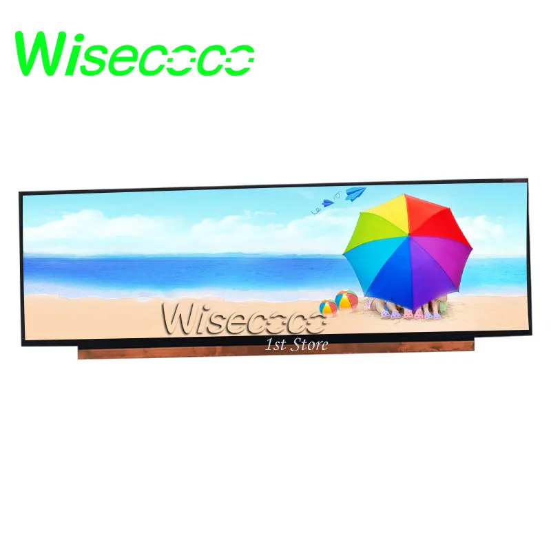 Imagem -04 - Wisecoco-tela Lcd para Placa Controladora Raspberry pi Barra Esticada 4k Exibição Aida64 Cpu Monitoramento Gpu Sub 14 Polegadas 3840x1100