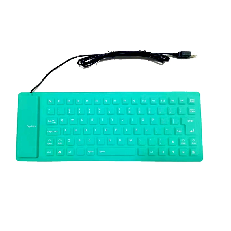 Flexible Keyboard 85Keys USB Keyboard Portable Waterproof Silicone Mini Gaming Keyboard For PC Laptop Russian Spanish English