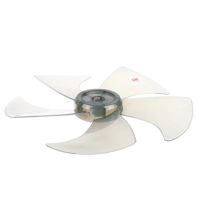 14 Inch Plastic 5 Leaves Fan Blade With Nut Cover Fan Blades For Standing Pedestal Fan Table Fanner General Accessories