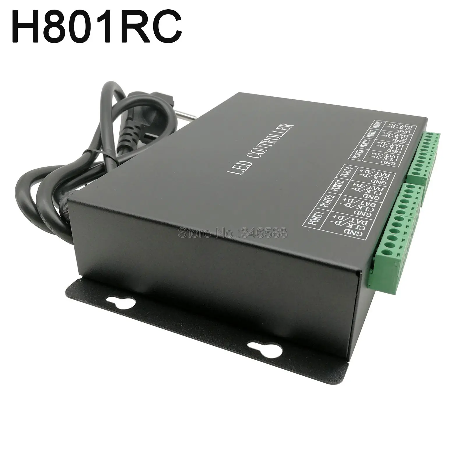 

H801RC 8 Ports Slave LED Pixel Controller Work with Computer Network or Marster Controller(H803TV or H803TC) Drive 8192 Pixels