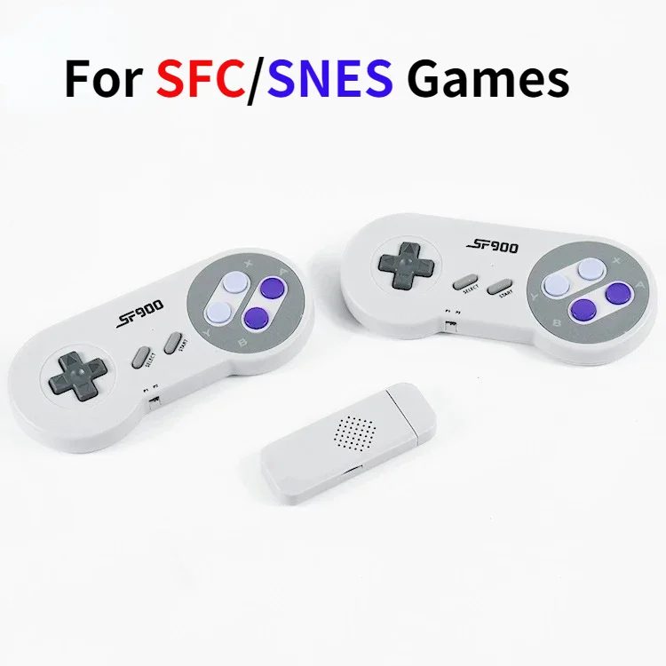 16-bit Super Game Stick HD compatible 900+ Games For SFC/SNES Retro Video Game Console double Wireless Controller Gifts for kids