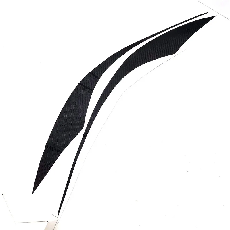 

Carbon Fiber Look Front Headlight Eyebrow Eyelid Sticker trim For Toyota Corolla 2019-2021