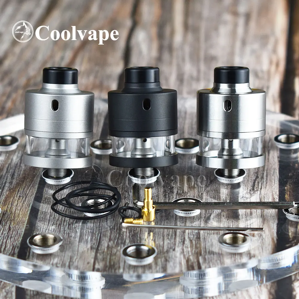 

Coolvape Haku Ривьера стиль RDTA 22 мм/24 мм перестраиваемый капающий бак распылитель 316ss rdta распылитель vs Tauren Max RDTA