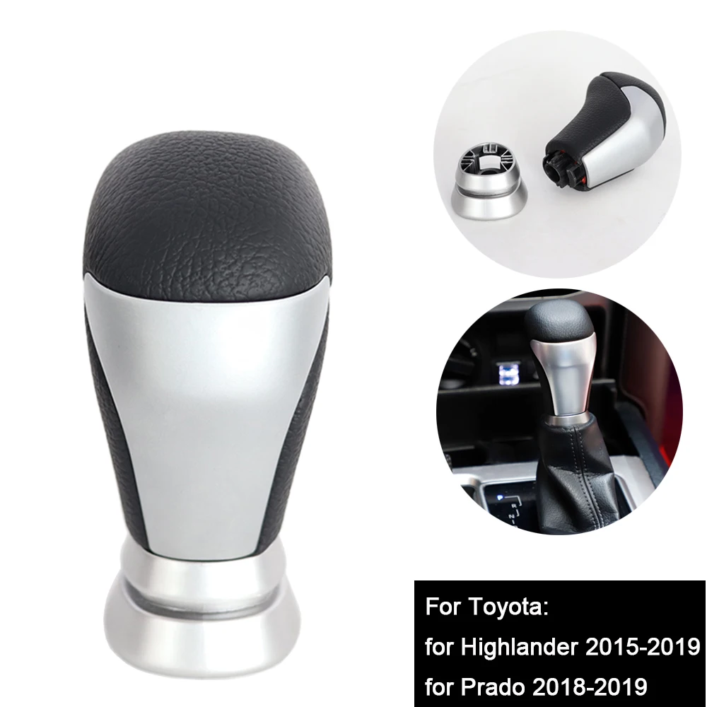 

Automatic Car Gearbox Handles Gear Shift Knob Stick Lever Head for Toyota Highlander 2015-2019 for Land Cruiser Prado 2018-2019