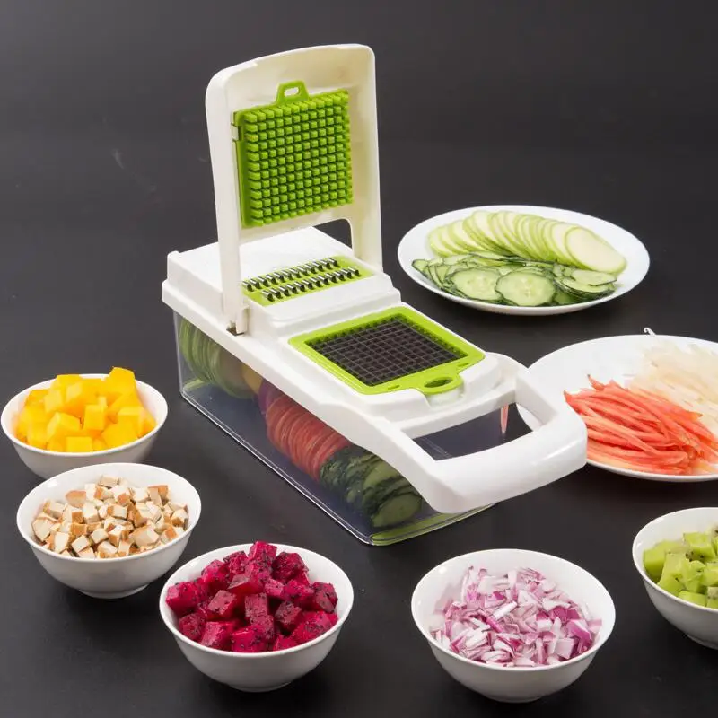 Manual Vegetable Slicer Super Nice All in One Salad Cutter Dicer Chopper