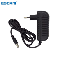 12V2A Power Supply AC/ DC Power Adapter For Security CCTV Camera System NVR DVR Converter US/ EU Plug Charger ESCAM adapter