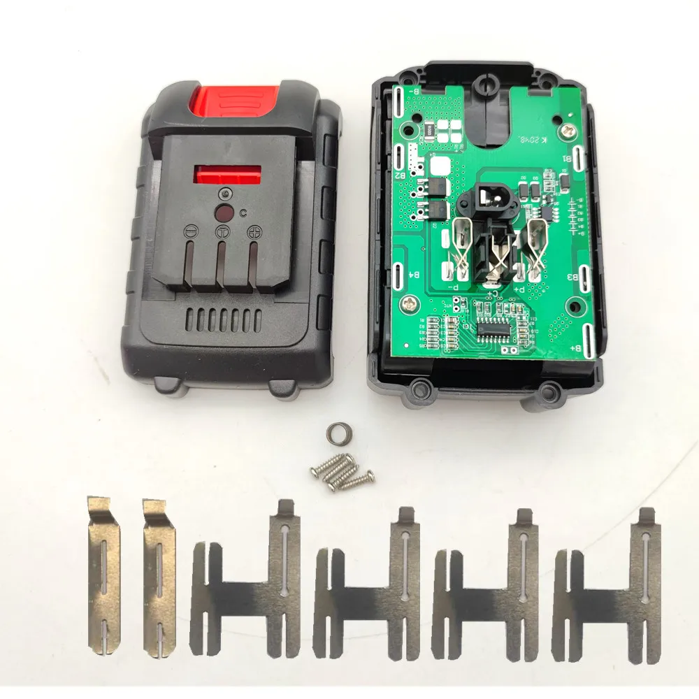 5s2p18650 Houder Opbergdoos 21V 18V Mini Schroevendraaier Lithium Batterij Case Voor Boor Accuble Met Bms Oplaadbare Waspomp