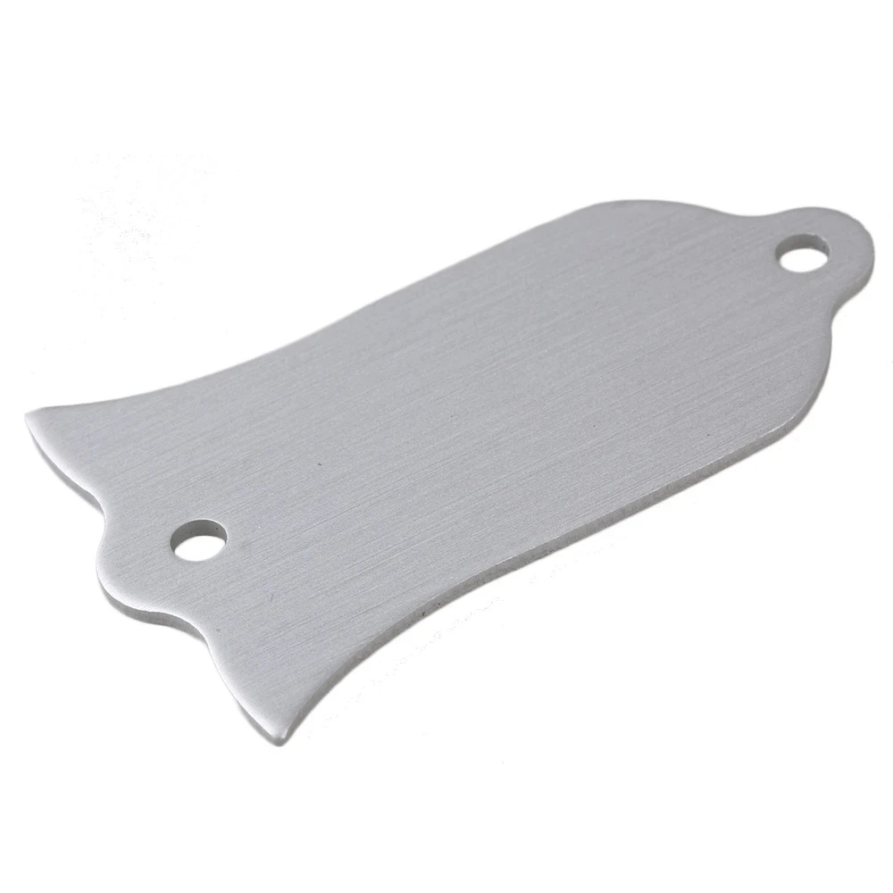 Bell Shaped Aluminium Alloy Electric Guitar Silver Truss Rod Cover