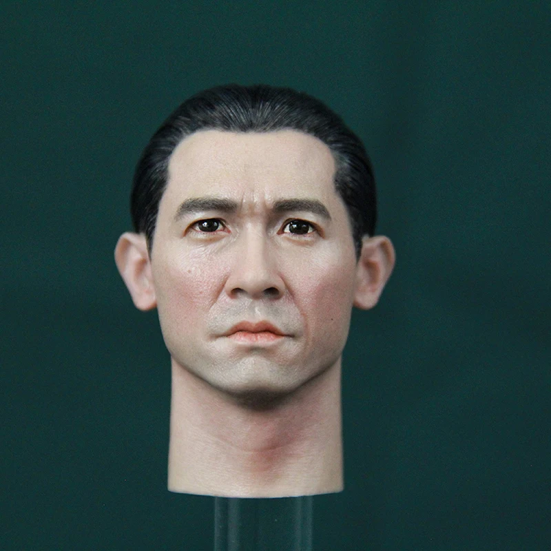 

Hand Painted 1/6 Male Soldier Head Sculpt Carving Model Tony Leung Chiu Wai for 12'' PH TBL Action Figure