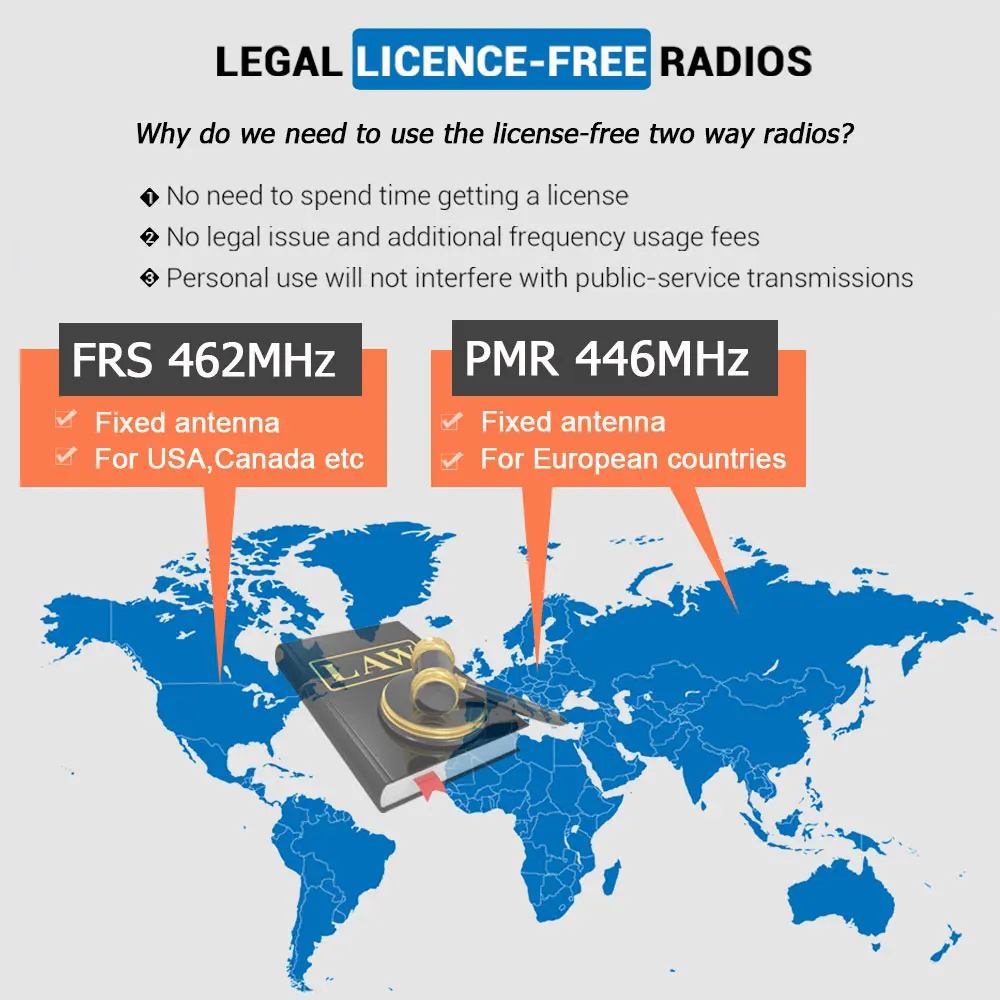 좋은 워키 토키 2 조각 워키 토키 PMR 446 RB629 장거리 법적 휴대용 양방향 라디오 ht 호텔 공장 사냥
