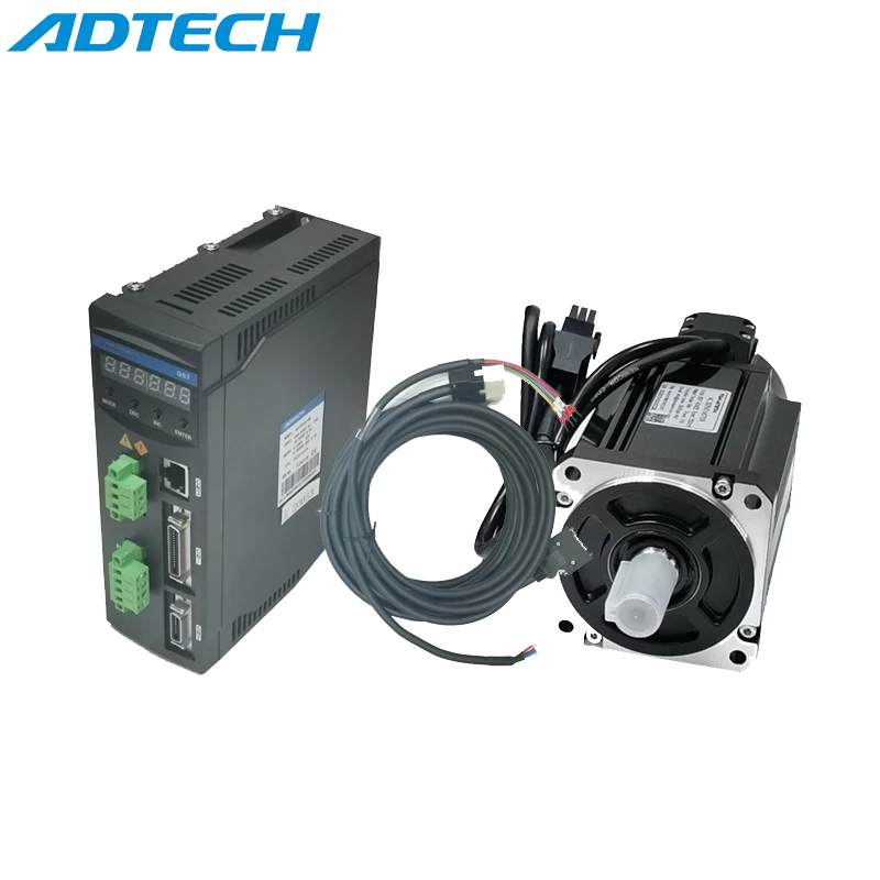 80mm Frame 750W To 1KW ADTECH Servo Controller and Motor with 3 Meters Cable