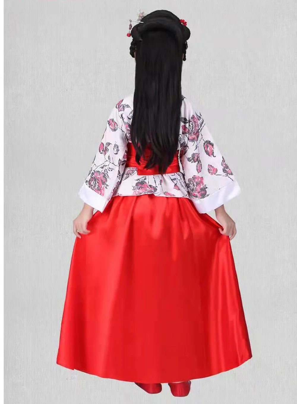 Children Chinese Dames Kleding Vintage Clothing Han Style Dress Girl Karneval New Year Hanfu Kid Adult Women Dancer Costume