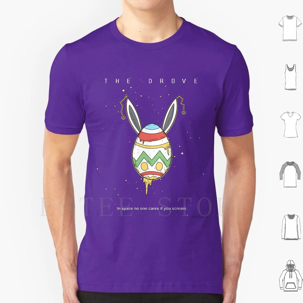 The Drove : In Space No One Cares T Shirt DIY Big Size 100% Cotton Drove Thedrove The Drove Parody Ridley Xenomorph Vs Hr Giger