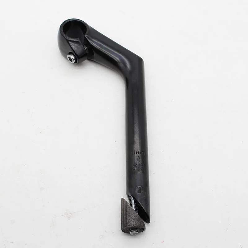 All aluminum gooseneck stem extension 80*25.4*22.2/25.4*180L retro bicycle stem electric bicycle bike accessories