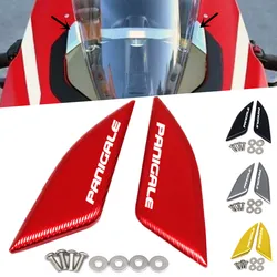 For PANIGALE Panigale V4R V4S V4 Motorcycle CNC Mirror Windscreen Driven Eliminators Cover Mirror Cap Accessories panigale