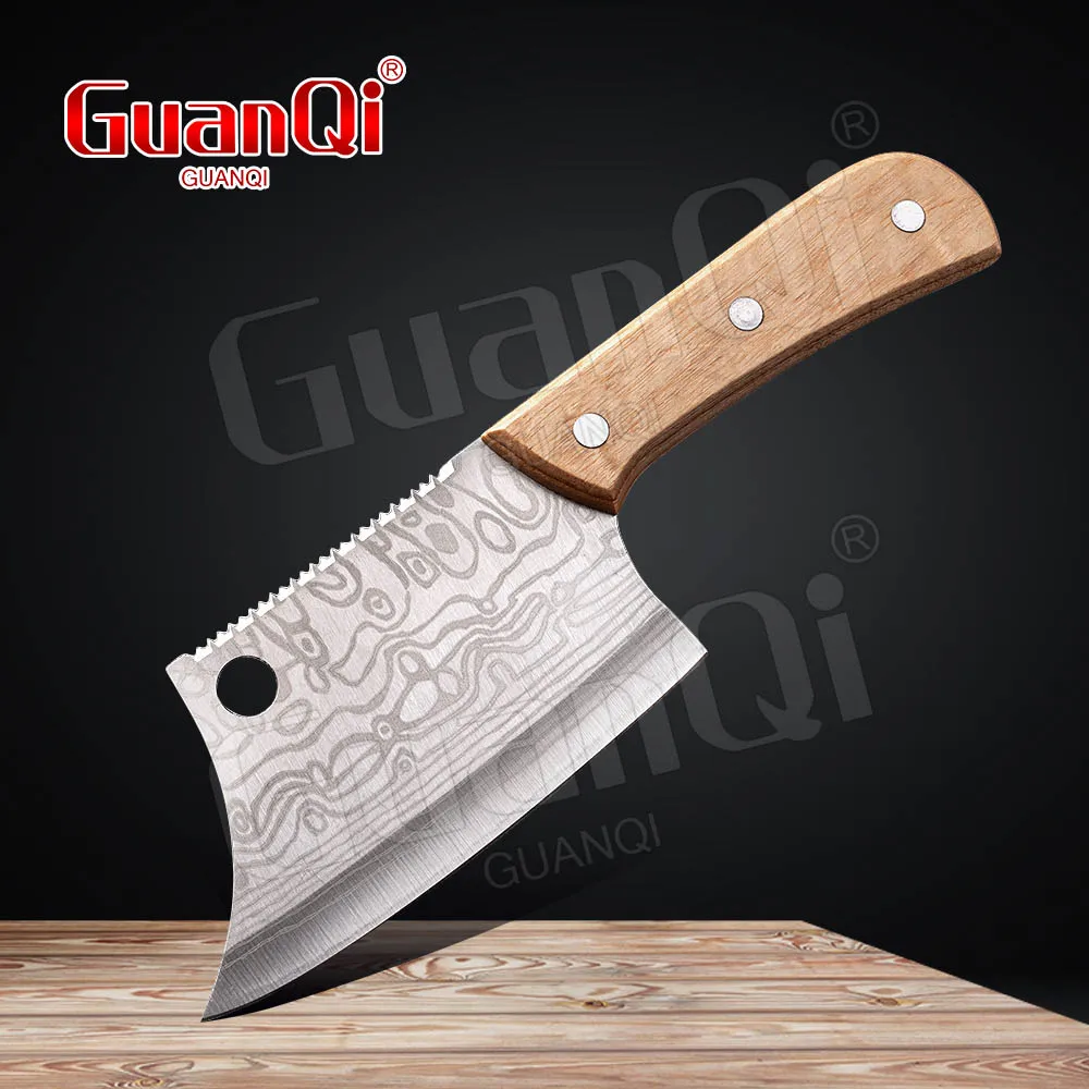 Handmade Forged Chef Knife For Fish Meat Stand Boning Knife Stainless Stee Slaughtering Knife Vegetables Slicing butcher  Knfie