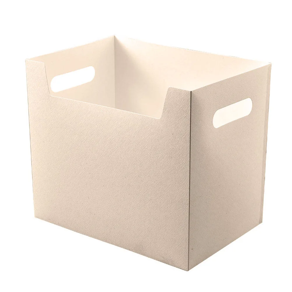 Office Documents Desktop Organizer Portable PP Book File Box Paper Holder Desk File Storage Box Stationery Sundries Storage Rack