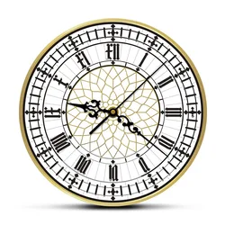 Big Ben-Uhr, zeitgenössische moderne Wanduhr, Retro, geräuschlos, nicht tickend, Wanduhr, englische Heimdekoration, Großbritannien, London, Geschenk
