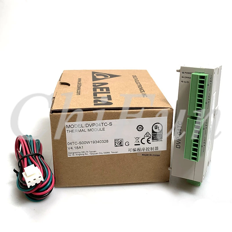 

Original Delta DVP04TC-S PLC Expansion module 4 channel K J type Thermocouple Module