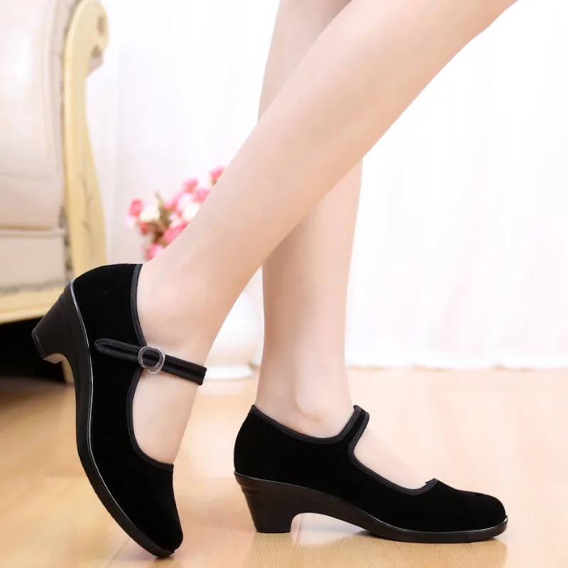 Cresfimix zapatos planos de mujer women cute black cloth dance shoes lady casual comfortable ballet shoes cool shoes a5449