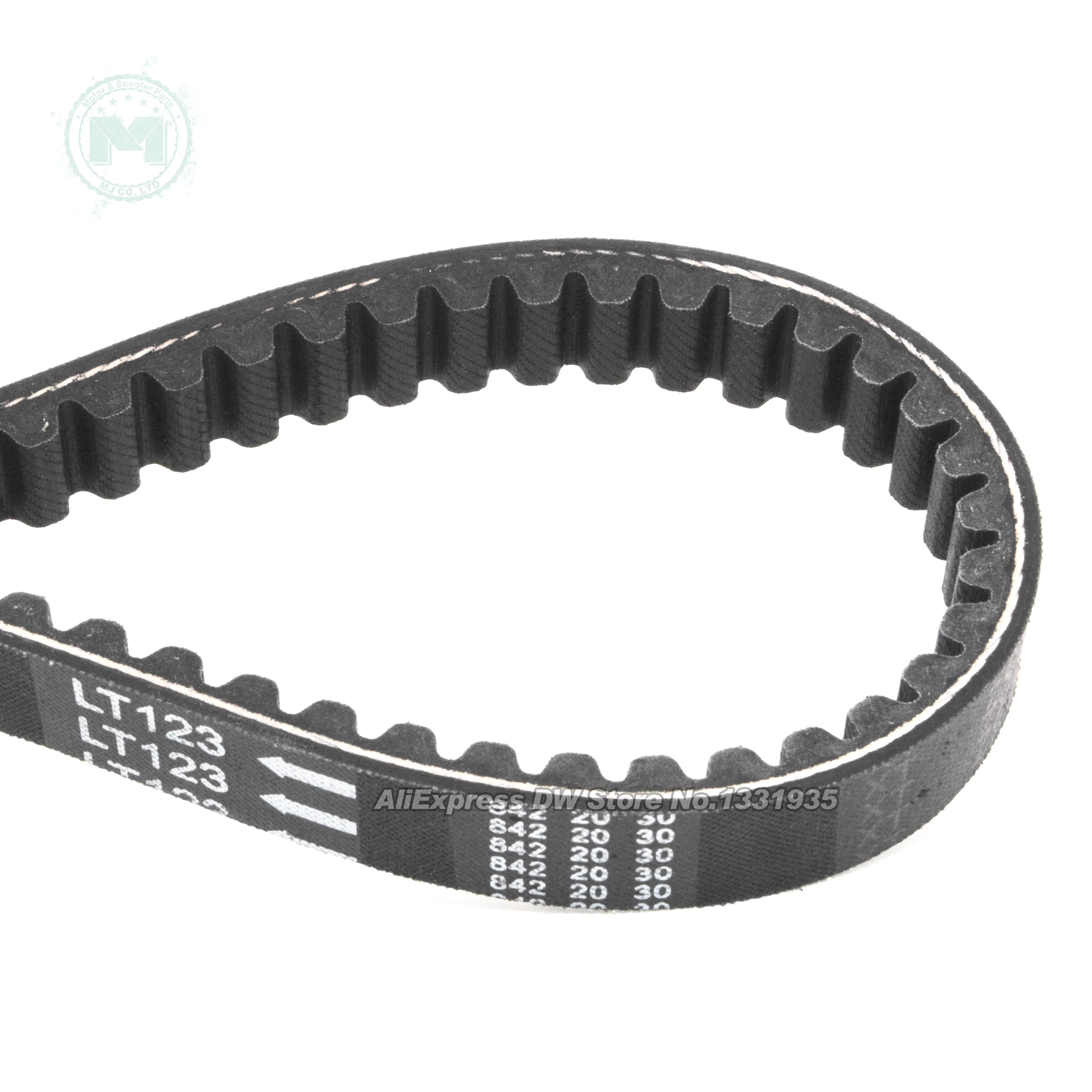 LT123 842 20 30 ATV CVT scooter moped hight quality rubber drive belt for 152QMI 157QMJ GY6 150 long case engines