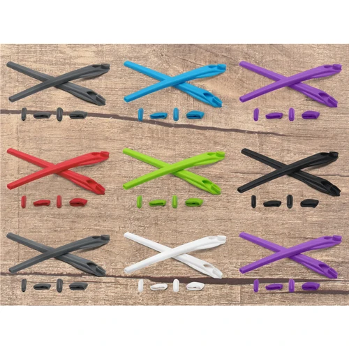 Vonxyz-calcetines y almohadillas nasales de goma de repuesto para marco Oakley Flak 2,0 XL