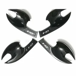 ABS With Smart hole Door Handle Cover Handle Trim Cover For Mazda CX-8 CX8 2018 2019 2020 car Accessories cay styling