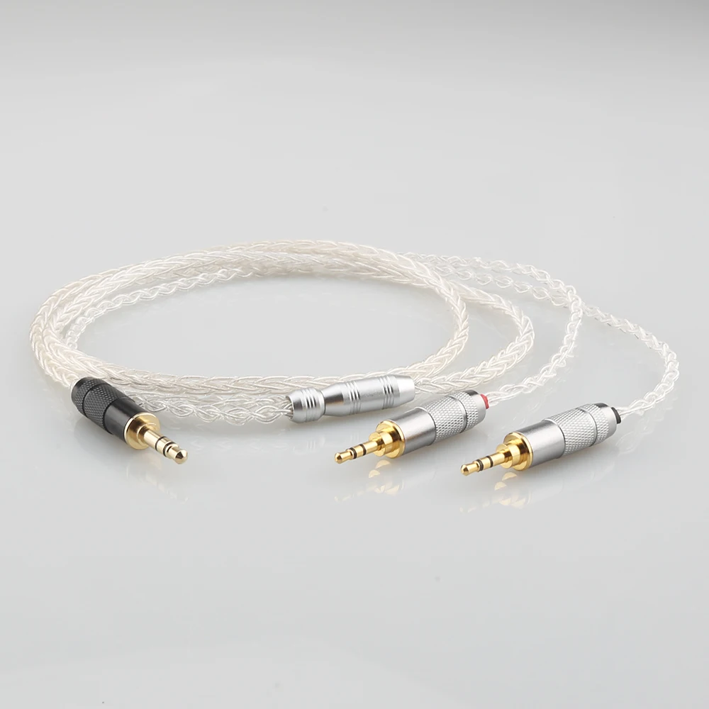 3.5mm Stereo Plug to Dual 2.5mm Male Cable for Hifiman HE400S HE-400I HE-400i HE560 High-End Audio Adapter Cord