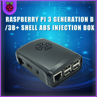 Raspberry Pi 3 Model B/3B Plus ABS case Black case  for Raspberry Pi 3B/3B+