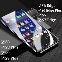 Screen Protector Soft Hydrogel Film ON The For Samsung S8 Galaxy S6 S7 S9 Edge Plus S 6 7 8 9 6S 7S 8S 9S  Protective Not Glass