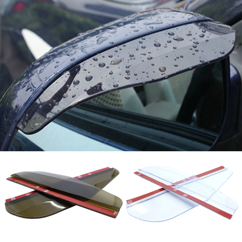 2x Car Rearview Mirror Rain shield Blocker Cover For Peugeot 206 307 406 407 207 208 308 508 2008 3008-6008