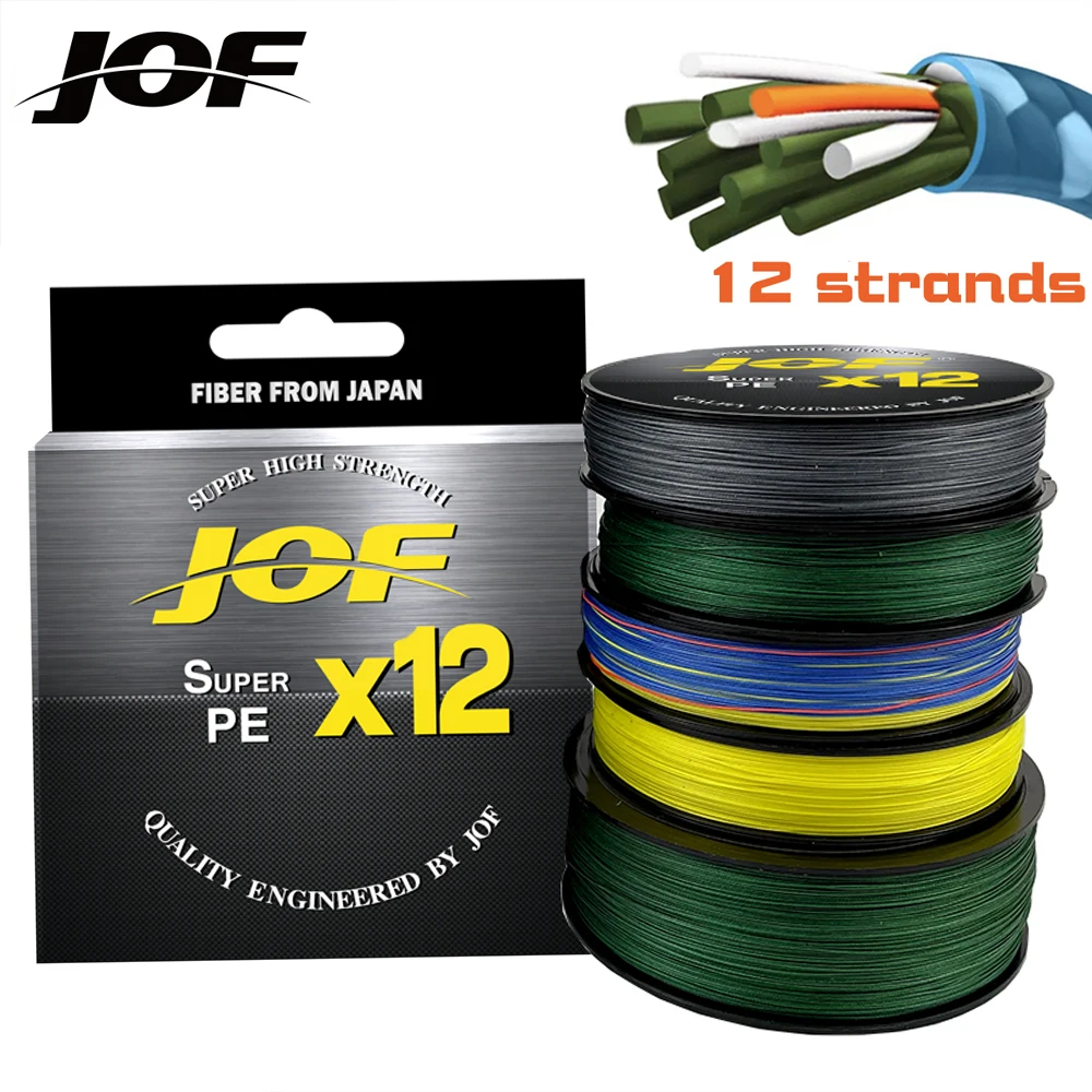 

More Durable X12 PE Fishing Line 12 Strands Multi-color 500m 300m 100m Diameter (mm) 0.14-0.4 Super Braided