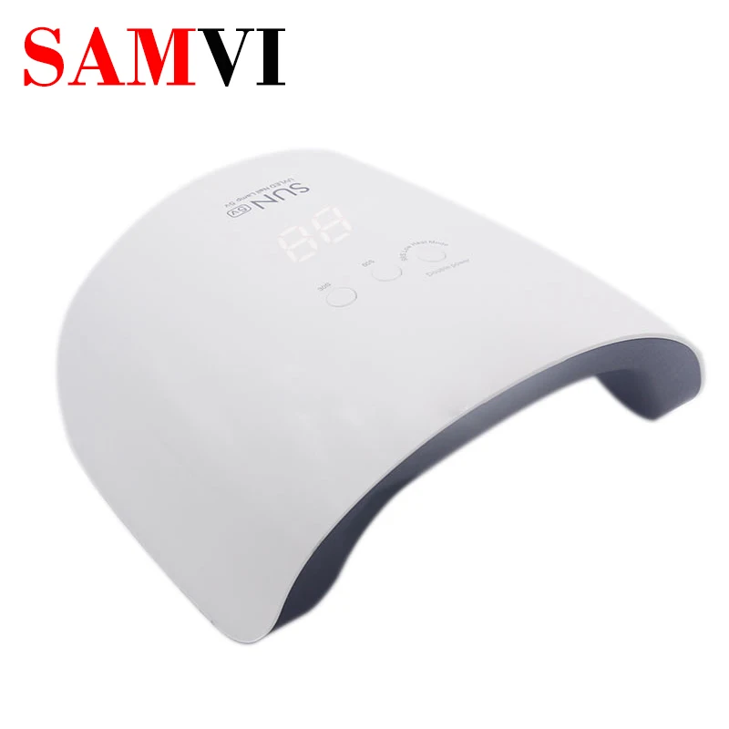 SAMVI SUN8SE 24W UV Lamp  LED Nail Dryer  Curing Gels Polish LED Display USB 5V Timer Button Auto Sensor Manicure Nail Art Tools