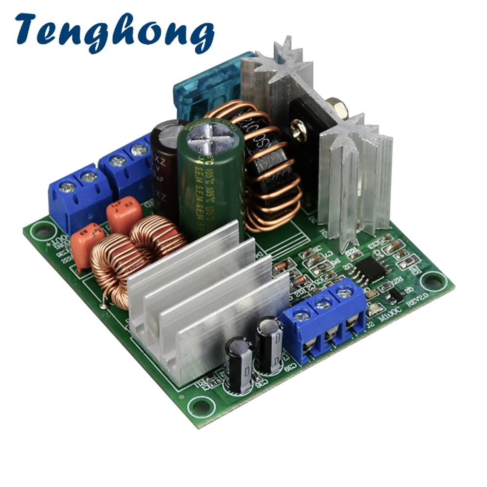 Tenghong Digital Power Amplifier Board 100W Mono AMP 12V Battery Power Supply Outdoor TPA3116 Mobile Audio Amplifier Board