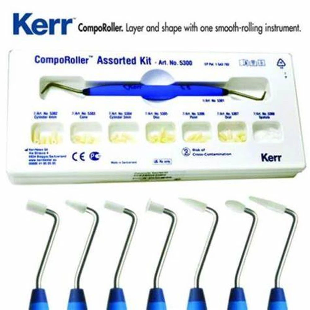 Dental Supplies Kerr Comporoller Assorted Kit Compo roller Dentist Tools For Shaping Teeth Set Resin Spatula Composite Modeling