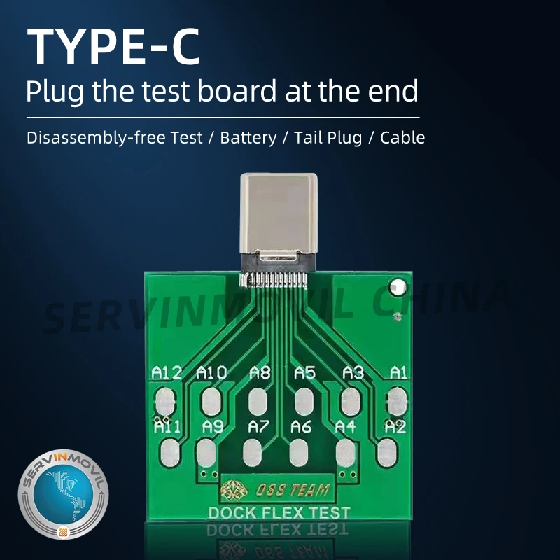 Micro USB Dock Flex Test Board for iPhone and Android Phones U2 Battery Power Function Testing Charging Port Diagnostic Tool