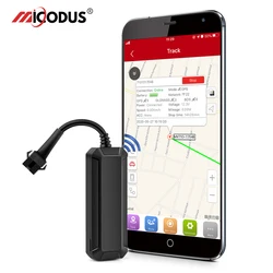 MiCODUS-minirastreador GPS para coche y motocicleta, dispositivo MV710 de 8-95V, con corte de combustible, vibración de exceso de velocidad, alertas ACC, aplicación gratuita