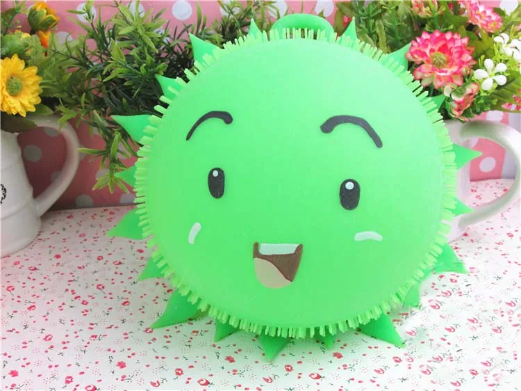 Smiling Sunflower Vent Ball Light Flash Children Gifts Trick Toys Lighting Unisex Soft Hot Sale 2021