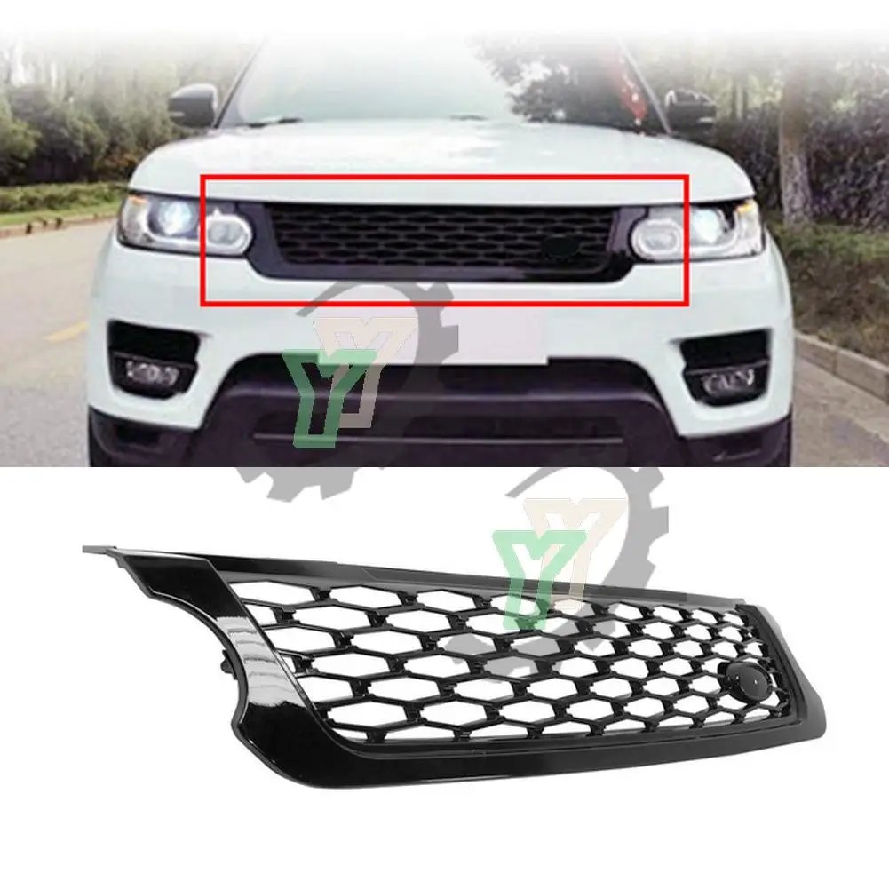 Car Front Grille Upper Radiator Grill Exterior Grills Grid Front Bumper For Land Rover Range Rover Sport SVR 2015 2016 2017 L494