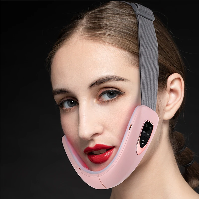 Instrumento de estiramiento facial inteligente portátil, instrumento de belleza tipo vibración de microcorriente de alta frecuencia, masajeador facial