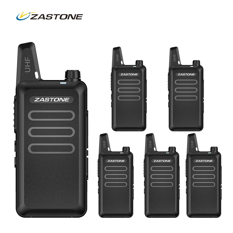 Zastone x6-mini rádio portátil, walkie talkie uhf, dois sentidos, comunicador à mão, duas vias, fm, frivolity