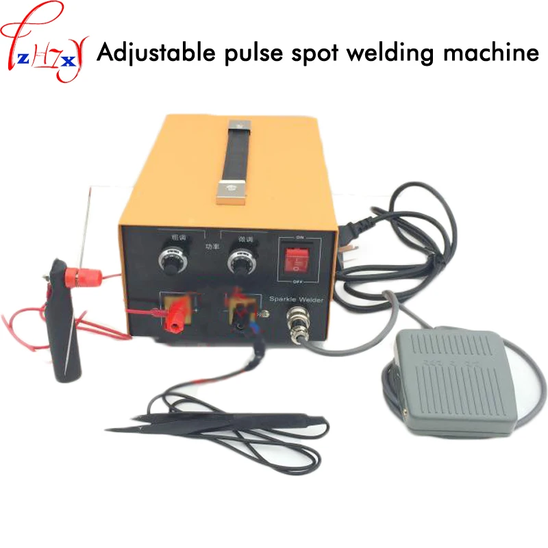 Adjustable Pulse Spot Welder Gold And Silver Jewelry/ Necklace/ Earring Welding Machine Pulse Spot Welder Machine 220V