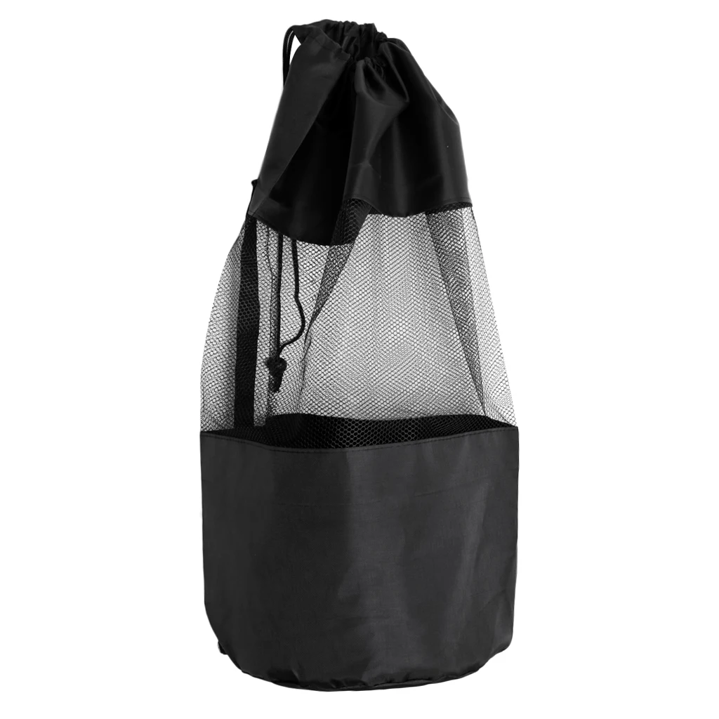 Bolsa de malla de buceo con correa para el hombro, bolsa de almacenamiento de gafas para buceo, esnórquel, natación y surf, color negro, 1 piezas