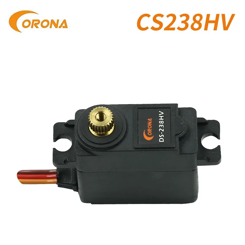 

Corona CS238HV 4.6kg 0.13sec Metal Gear Mini Servo For RC plane Robot customized product