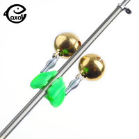 QXO 2PCS/Lot 55mm Fish Bell Alarm Ring All For Fishing Tools Goods For Rod Accessories Fish Tackl Bite