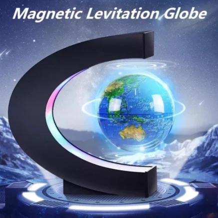 LED world map levitation magnetic floating globe night light office home electronic anti gravity decoration Drop Shipping