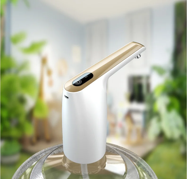 Dispensador de agua recargable por USB, Mini bomba de agua embotellada eléctrica, dispensador de agua a presión portátil, 3 colores disponibles