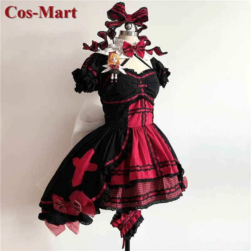 Cos-Mart Game Touhou Project Medicine Melancholy Cosplay Costume Cute Lolita Dress Activity Party Role Play Clothing Custom-Make